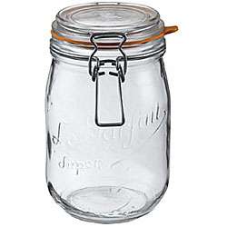  French 1/2 liter Glass Canning Jars (Pack of 3)  