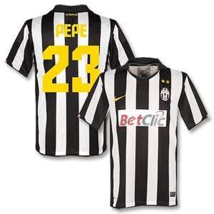  10 11 Juventus Home Jersey + Pepe 23 (Fan Style) Sports 