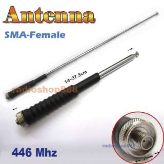 002SF SMA Female Antenna   446Mhz PX 777, PX 888  