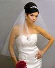 ivory clear rhinestones on wedding bridal veil 30 new 1