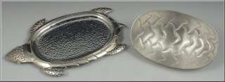 Fine Emilia Castillo Sterling Silver Figural Sea Turtle Covered Dish 