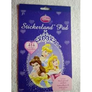  Disney Princess StickerLand Pad ~ 414 Stickers Toys 