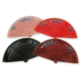  Cha Cha Spanish Style Fan with Fancy Cut Outs Clothing