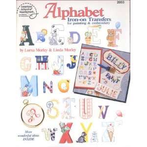 Alphabet Iron on Transfers for Painting and Embroidery  