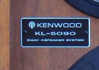 Kenwood KL 5090 Stereo Speakers Vintage & Excellent Condition  