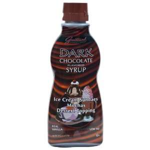 Guittard Dark Chocolate Syrup   1 bottle, 14.5 oz  Grocery 