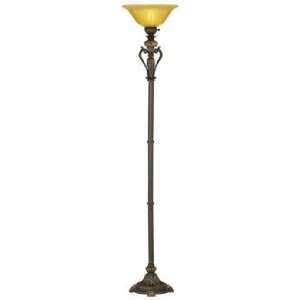  Kathy Ireland Amor Collection Torchiere Style Floor Lamp 