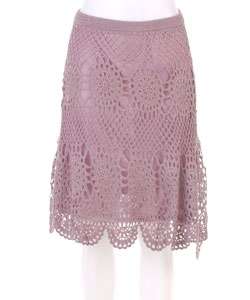 Lapis Short Crochet Skirt  