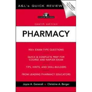  Pharmacy 1000 Questions & Answers (A & Ls Quick Review 