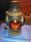 antique handlan st louis railroad train caboose lantern or lamp