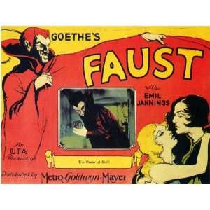  Faust Movie Poster (11 x 14 Inches   28cm x 36cm) (1926 