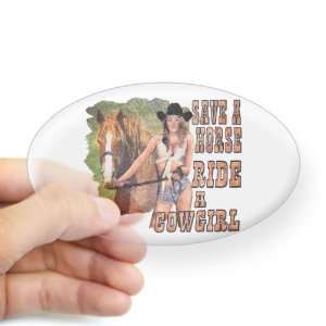   ) Country Western Lady Save A Horse Ride A Cowgirl 