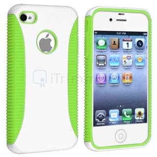   iphone 4 4s light green tpu white hard quantity 1 keep your apple