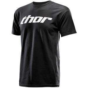  Thor Motocross Race Fan T Shirt   Small/Black Automotive