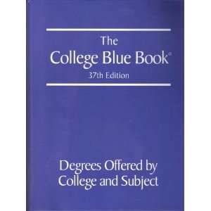 The College Blue Book Tabular Data 37th Edition (Vol. 2 