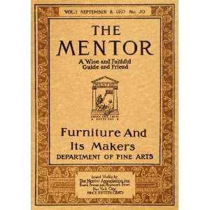  1913 Cover The Mentor Magazine September Arts & Crafts 