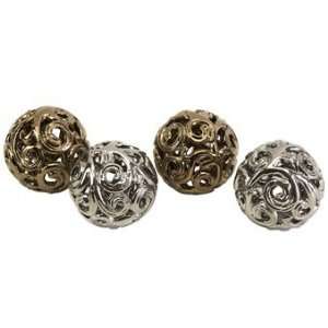  Taite Sculpted Spheres (Set of 4)