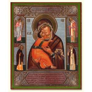   GABRIEL, NICHOLAS, SERGIUS & SERAPHIM, Orthodox Icon 