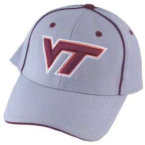  Virginia Tech Hokies Platinum Heisman Style Flex Fit Hat 