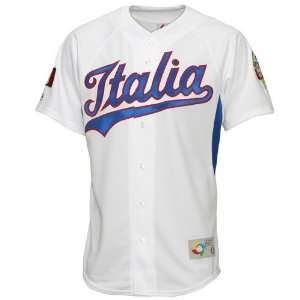 Majestic Italy 2009 World Baseball Classic White Jersey  