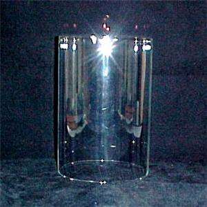Cylinder Tube Candle Holder Light Lamp Shade Hurricane Clear 