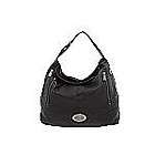 NEW Kenneth Cole Hobo Bag Purse Black Leather Zip It Goods
