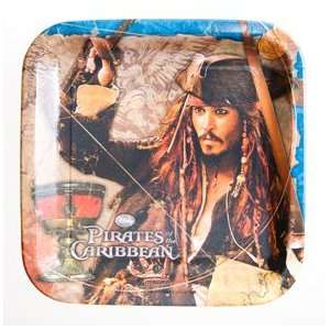  9 Disneys Pirates of the Caribbean 4 Plates Toys 