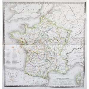  Ansart Province Map of France (1833)