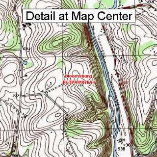  USGS Topographic Quadrangle Map   Bloomsburg, Pennsylvania 