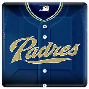  San Diego Padres Baseball   Square Banquet Dinner Plates 