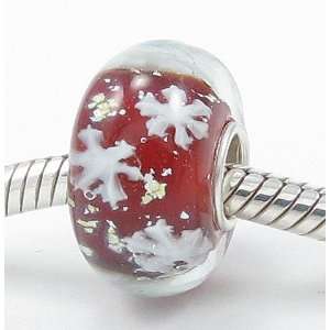   Let It Snow Snowflakes European Murano 