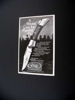 1985 print Ad Case Shark Tooth Knife knives  