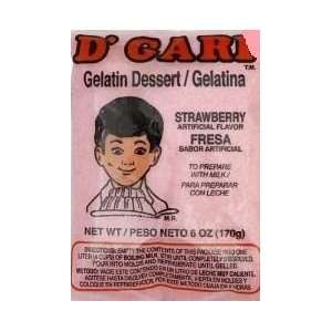 Gari Strawberry Gelatin, 7 Ounce Bag.  Grocery & Gourmet 