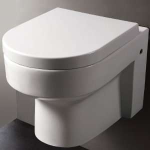 EAGO WD101 Round Modern Wall Mount Dual Flush Toilet