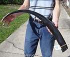 Huge 33+ inch Polished Indian Water Buffalo horn taxidermy knife 