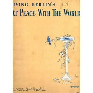  At Peace with the World Irving Berlin Books