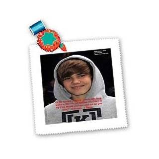 Justin Bieber In HoodieA Threat   10x10 Quilt Square