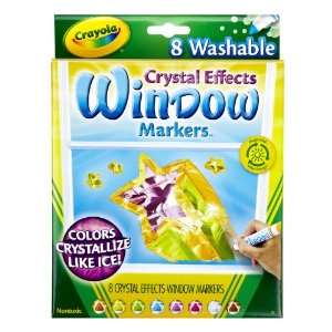  Crayola Window Markers with Crystal Effects Toys & Games