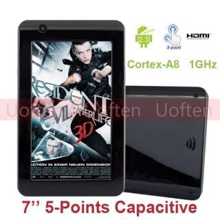 Inch Capacitive Screen Android 2.3 1GHZ 512MB 4GB MID Tablet WiFi 