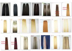 Remy A Or AAA 18 22 Inch Tape Human Hair Extensions 50g&20pcs,53 