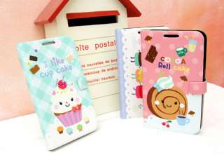 Makalon Friends(Cupcake)HAPPYMORI iphone4, 4S Korean cute diary case 