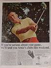1967 arnold palmer campbell canada golf clubs print ad returns