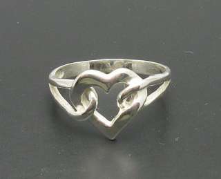 STERLING SILVER RING HEART NEW QUALITY 925 SIZE 5 10  