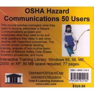  OSHA Hazard Communications, 50 Users (9781594912160 