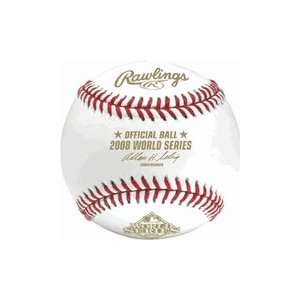  2008 World Series Rawlings Official Major League Baseballs 