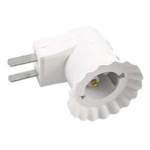  Amico AC 220V 2 Flat Pin Plug to B22 Socket Bulb Holder 