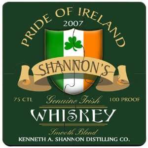   Irish Whiskey Personalized Coaster Puzzle Set