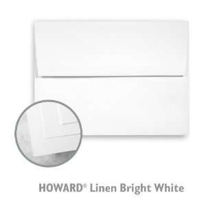  HOWARD Linen Bright White Envelope   250/Box Office 