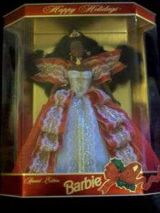 NEW 1997 Happy Holiday Barbie Doll NIB African American  
