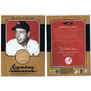  Joe DiMaggio Game Uqsed Bat Card   Sports Memorabilia 